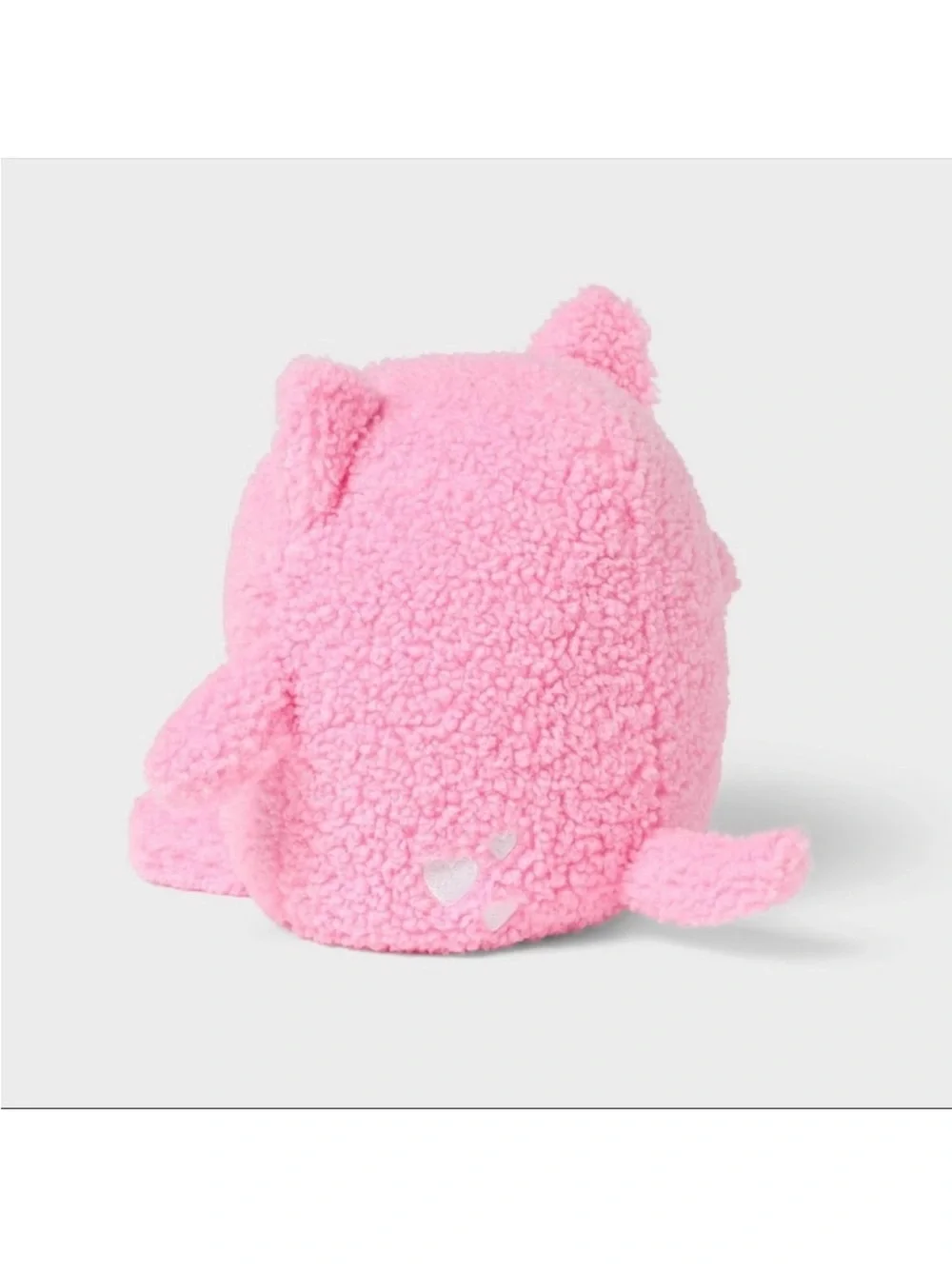 Cat Kids' Mini Weighted Plush Throw Pillow Pink - Pillowfort™